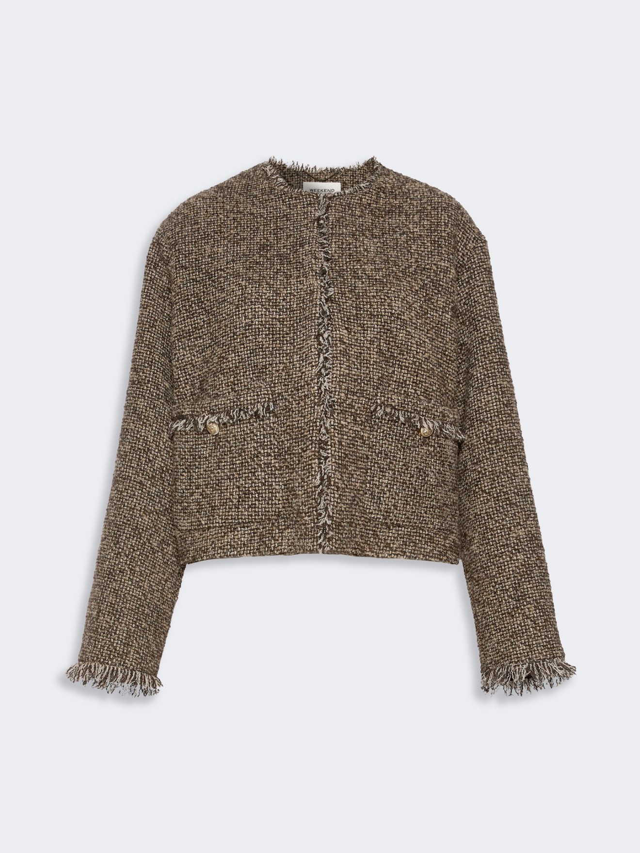 Casaco Boucl� Cropped WKDVENTO
