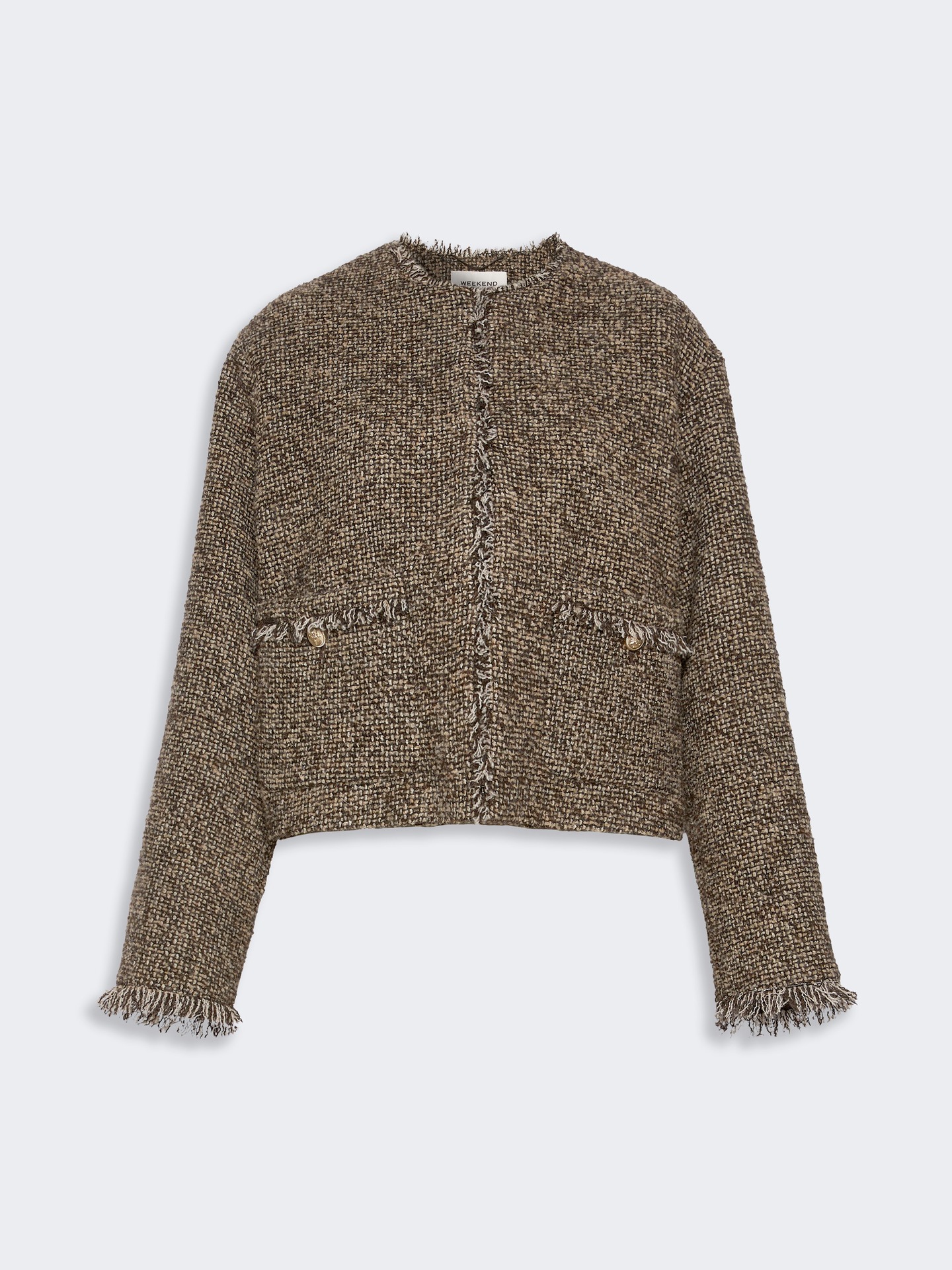 Casaco Bouclé Cropped WKDVENTO