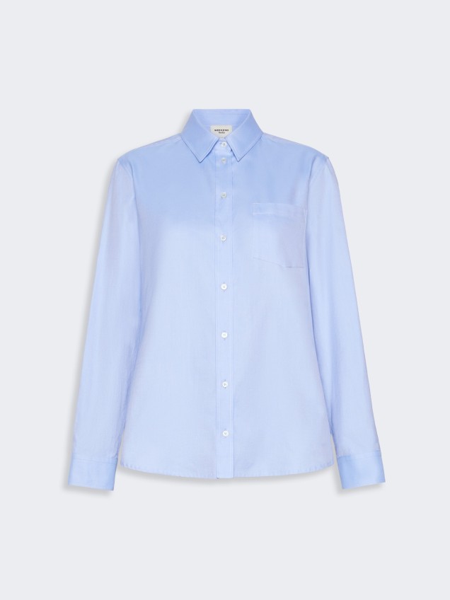 Camisa Oxford WKDCOBALTO