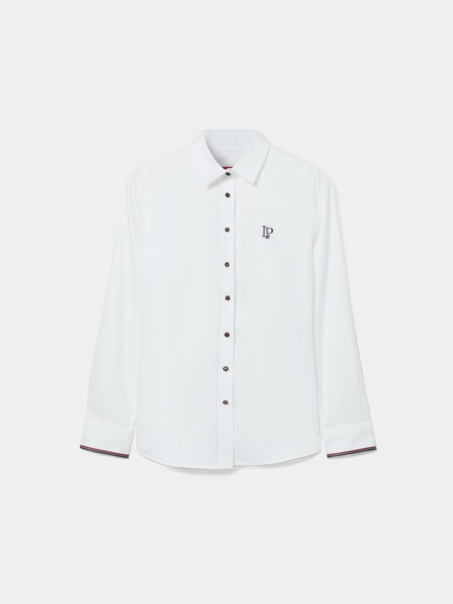 Camisa Clássica em Algodão