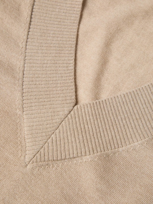 Camisola de Malha com Decote em V