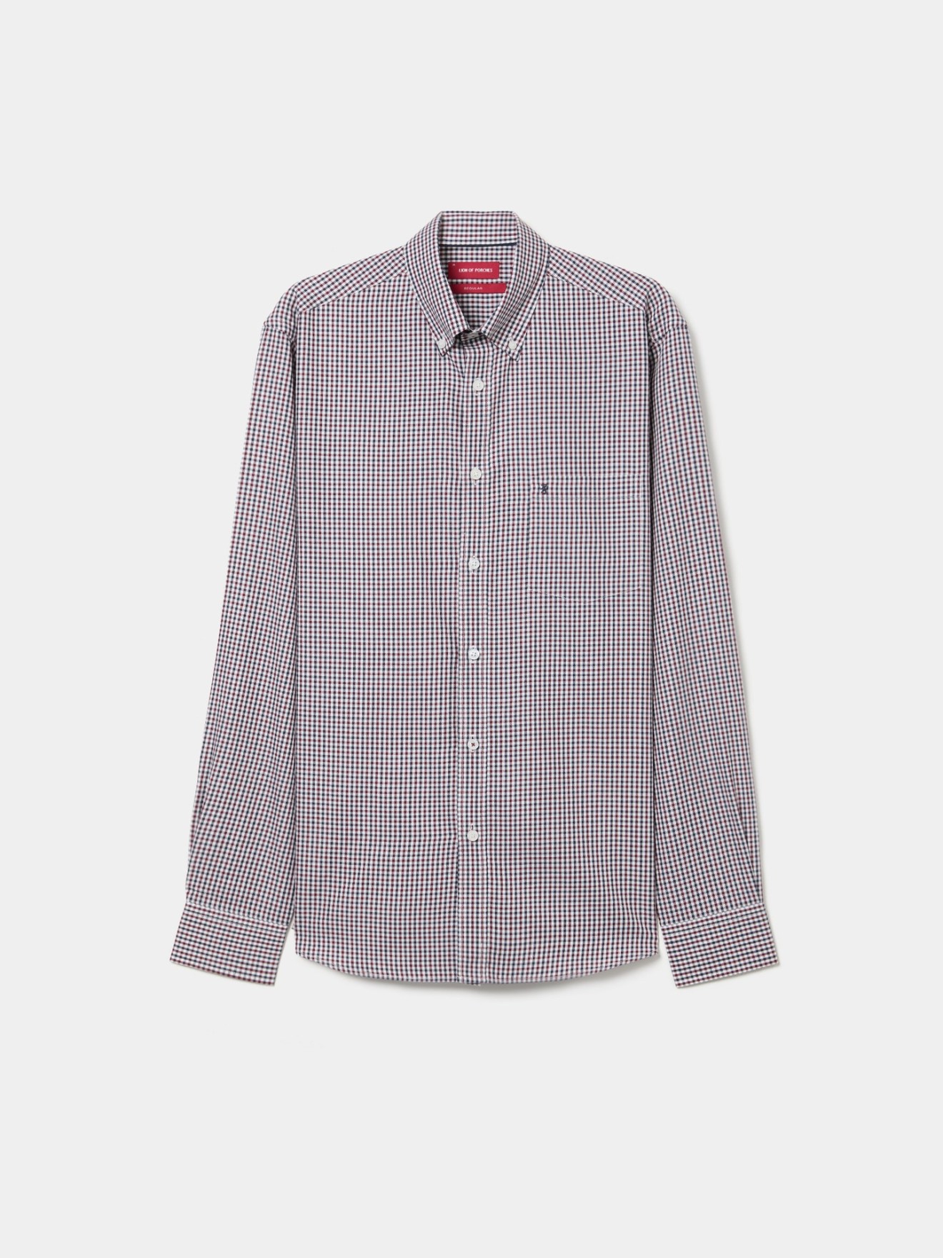 Camisa Regular Fit aos Quadrados