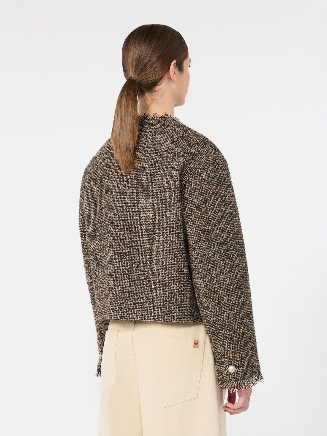 Casaco Boucl� Cropped WKDVENTO