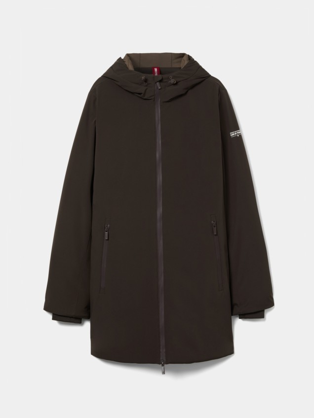 Parka Acolchoada com Capuz