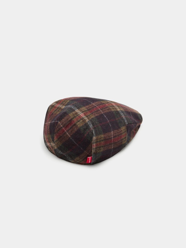 Boina com Padrão Tartan