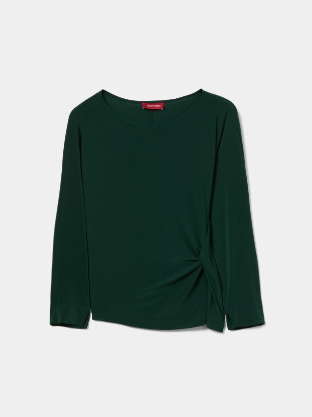 Blusa com Franzido na Lateral
