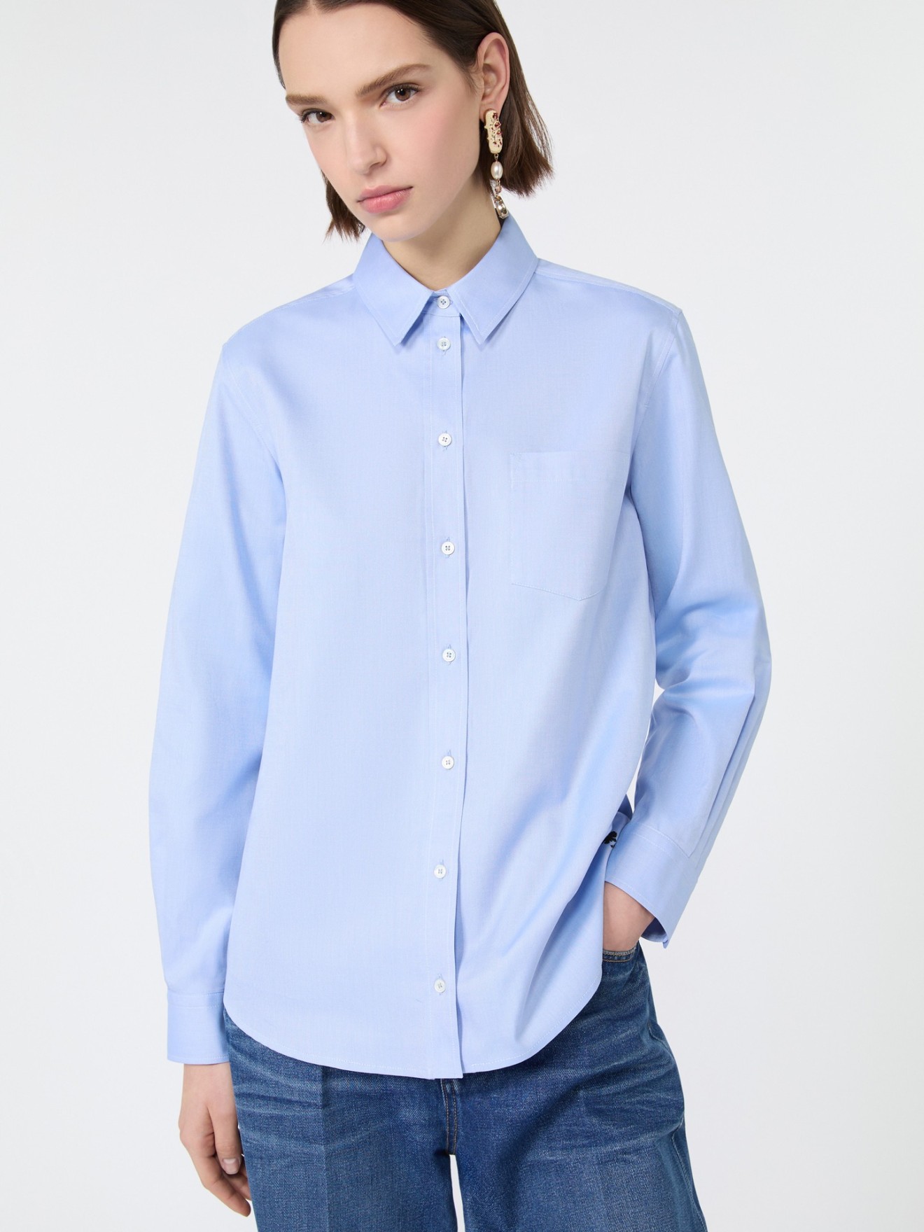 Camisa Oxford WKDCOBALTO