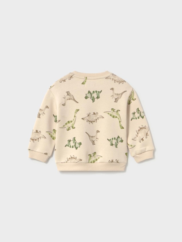 Sweatshirt com Estampado de Dinossauros