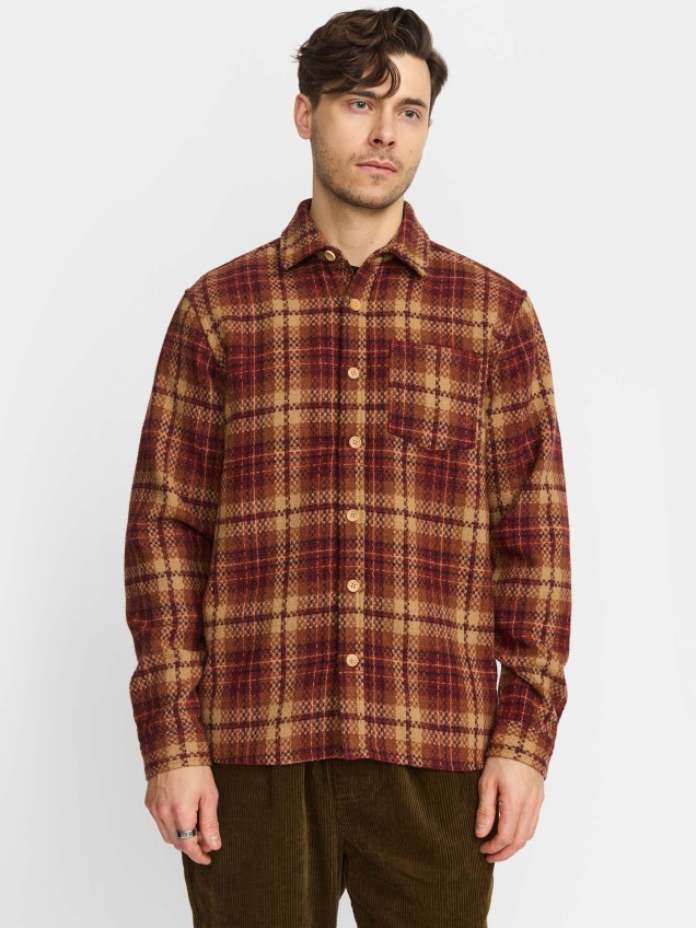 Camisa de Manga Comprida aos Quadros