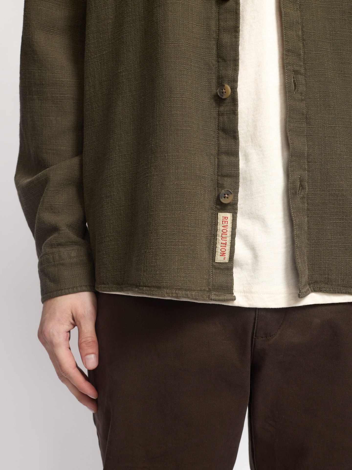 Camisa de Corte Descontraído