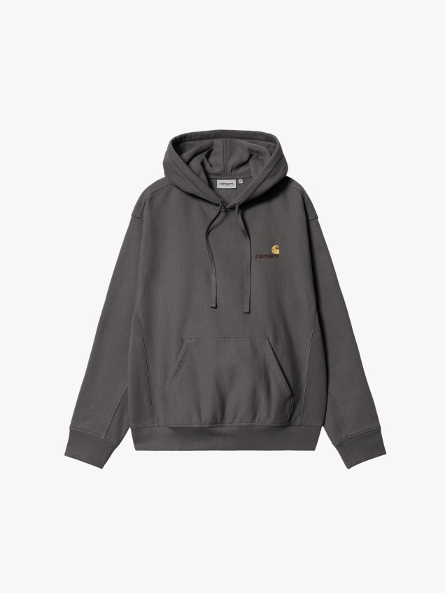 Sweatshirt com Capuz American Script
