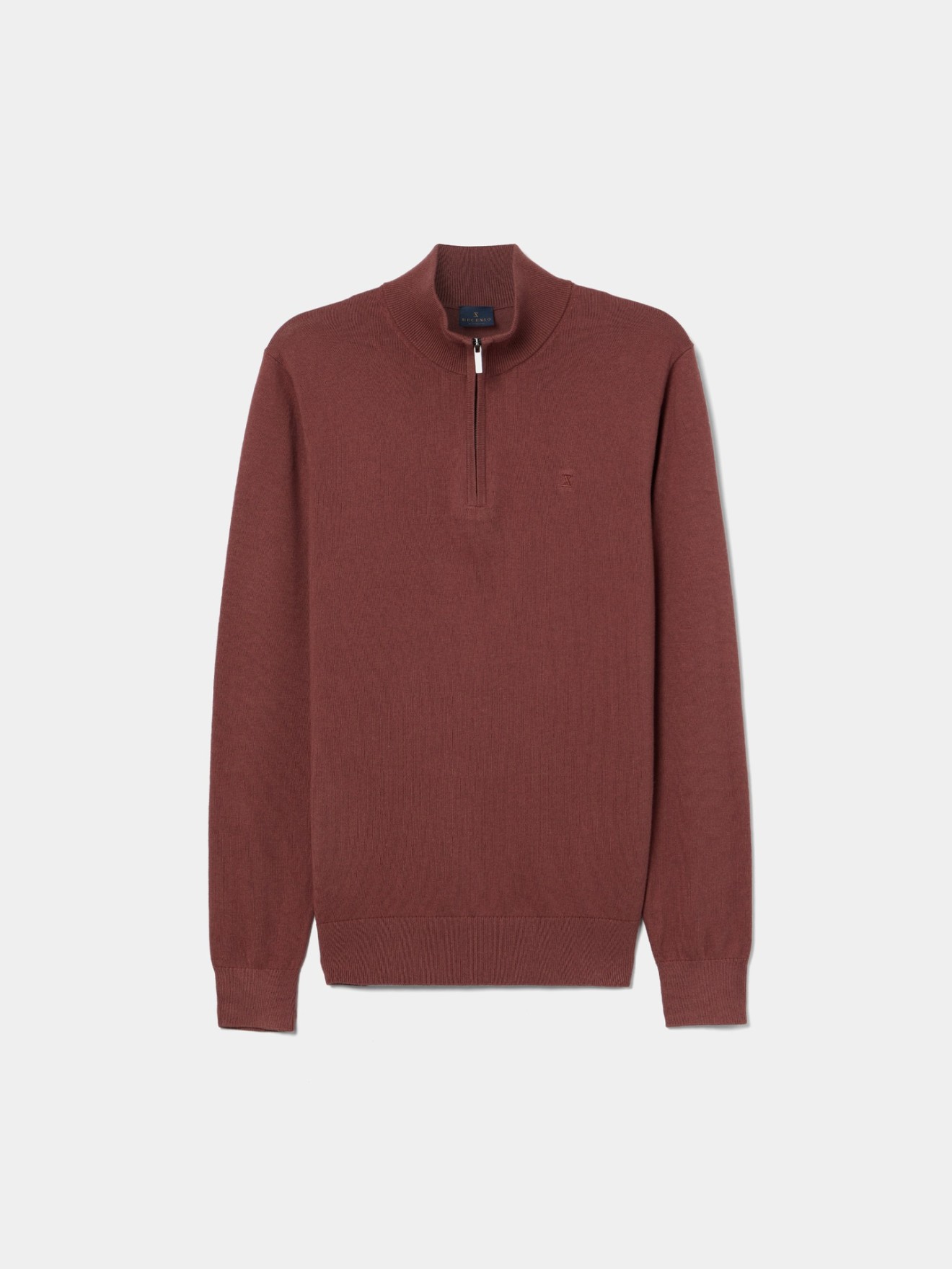 Camisola de Malha com Fecho de Correr