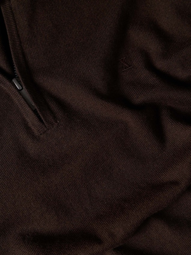Camisola de Malha com Fecho de Correr