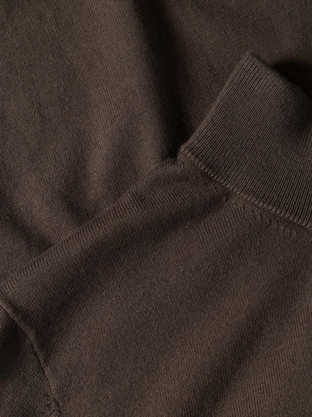 Camisola de Malha com Fecho de Correr