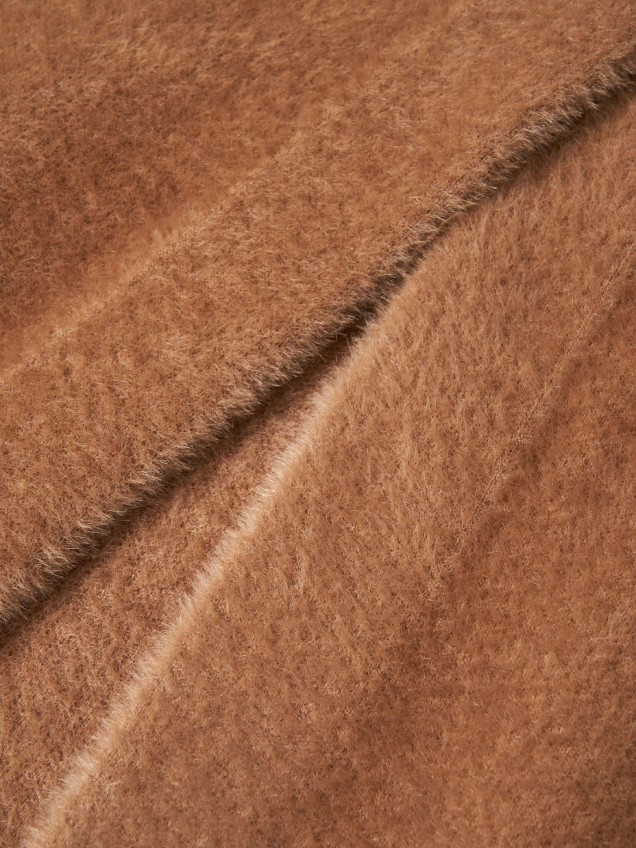Casaco de pelo com Mangas Raglan