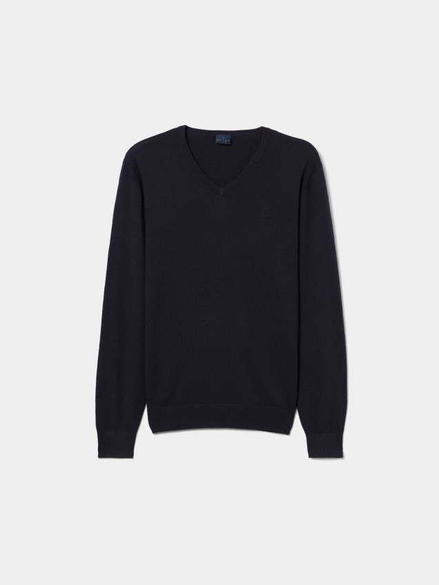 Camisola de Malha com Decote em V