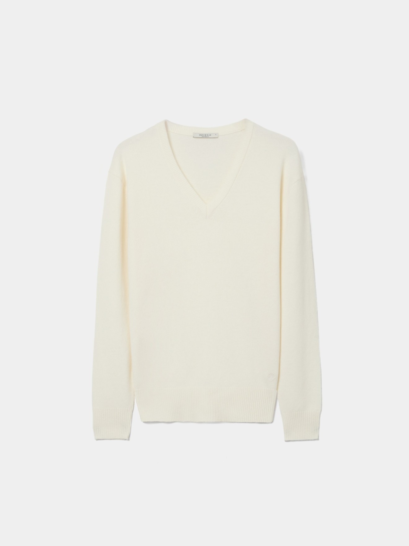 Camisola de Lã com Decote em V