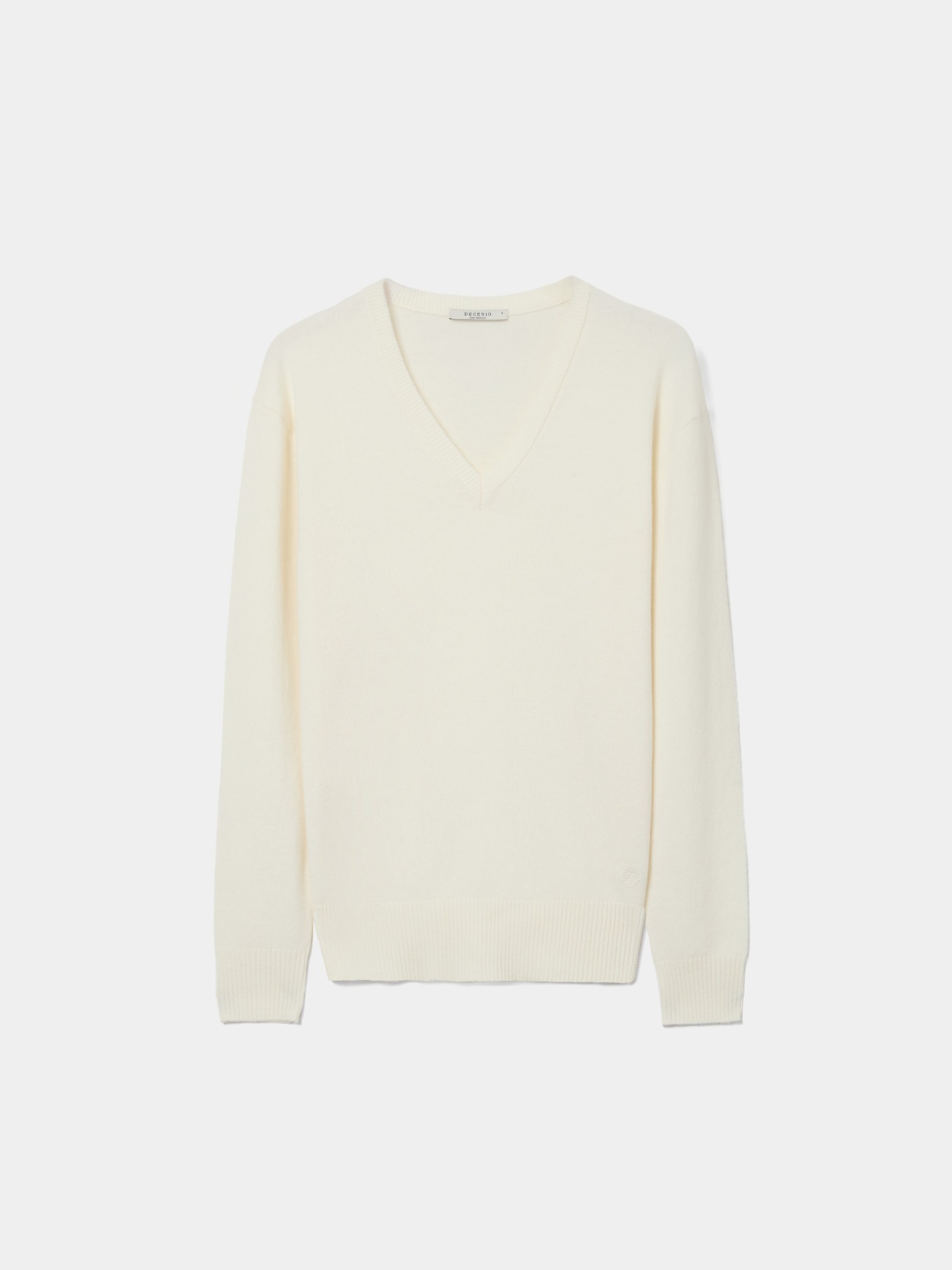 Camisola de Lã com Decote em V