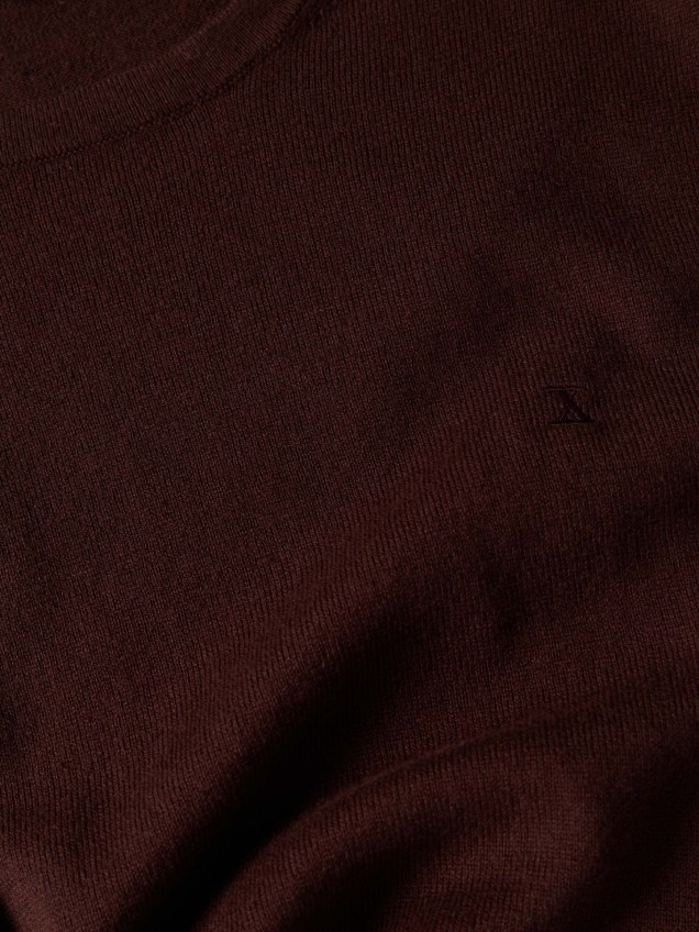 Camisola de Malha com Gola Redonda