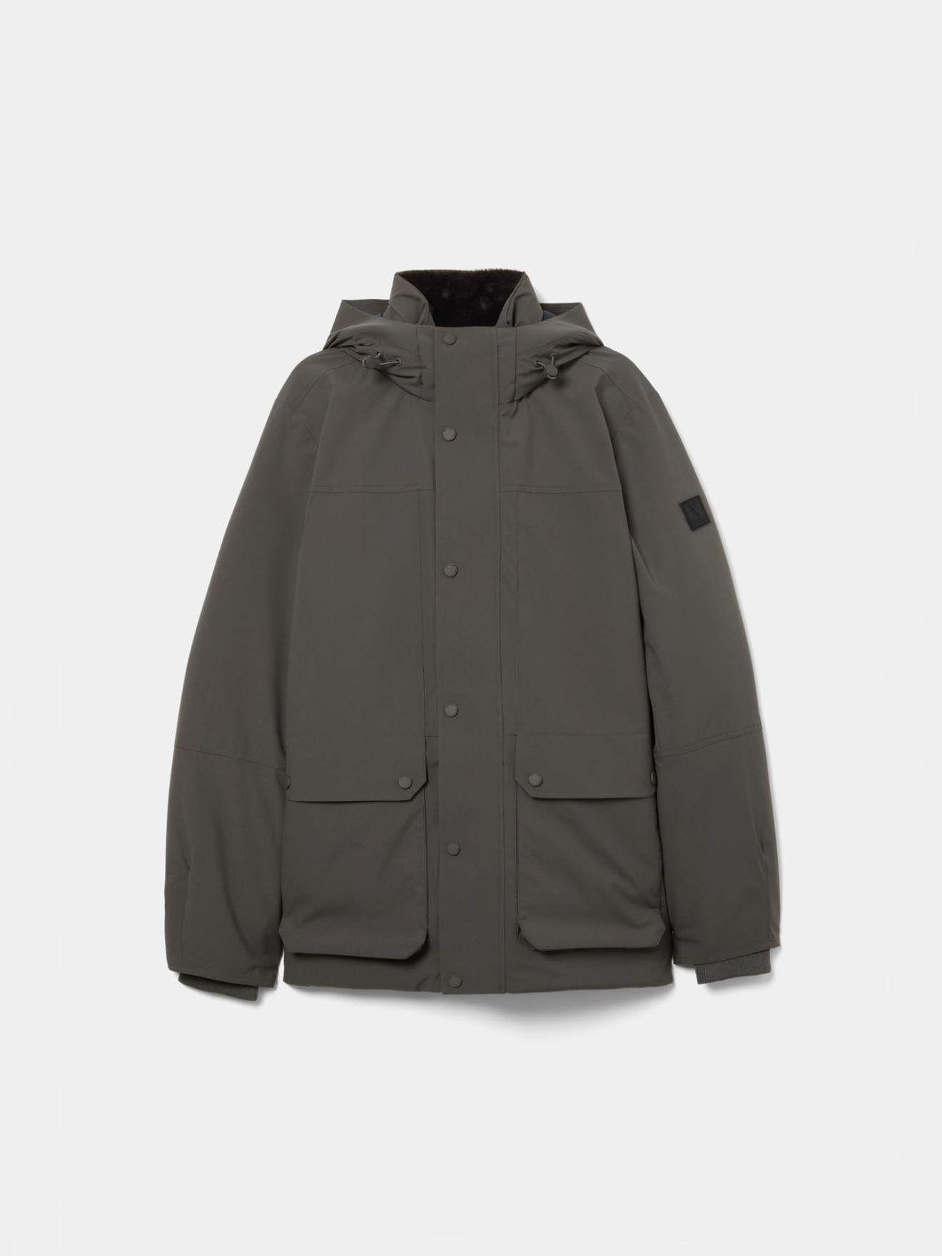 Parka Acolchoada Repelente à Água