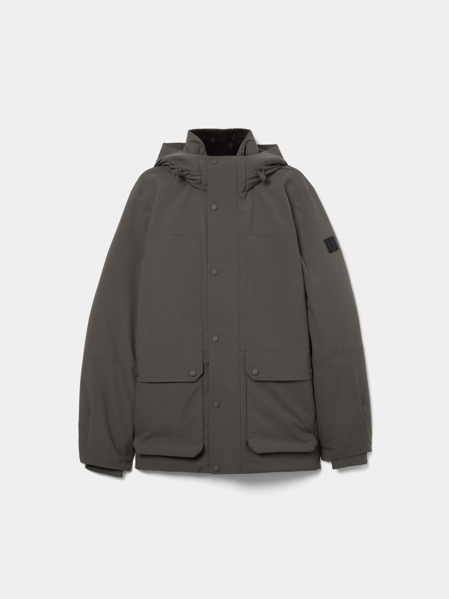 Parka Acolchoada Repelente à Água