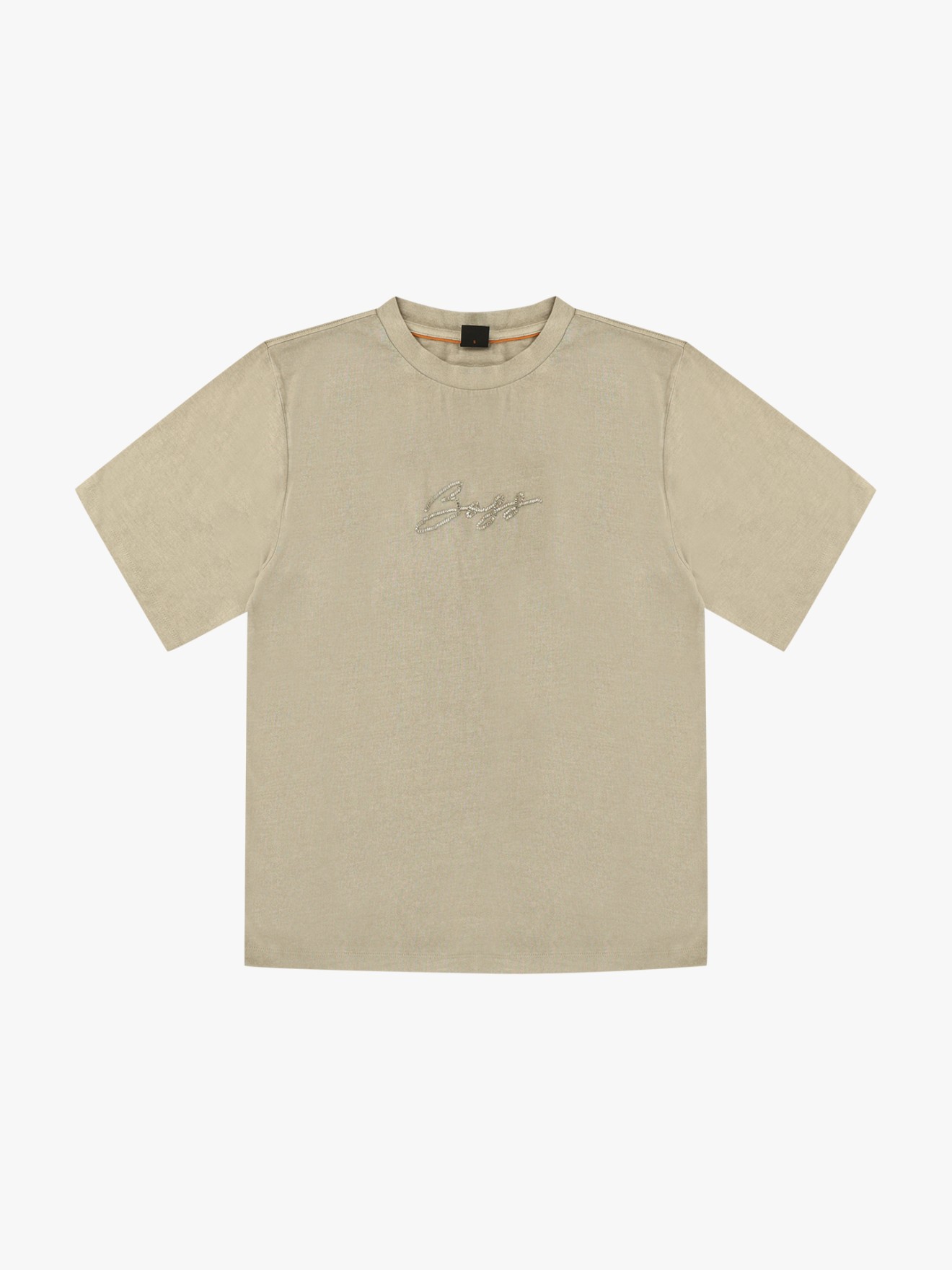 T-shirt com Detalhe de Missangas