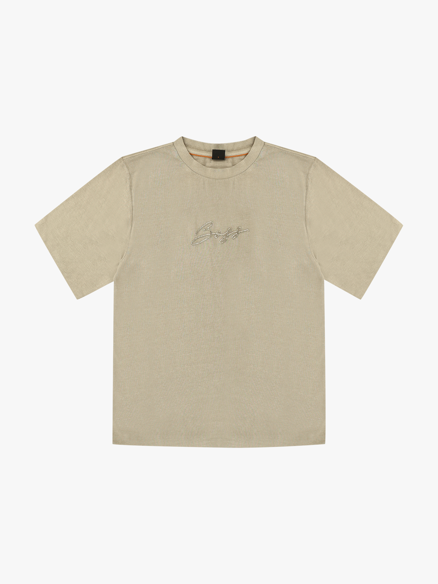 T-shirt com Detalhe de Missangas