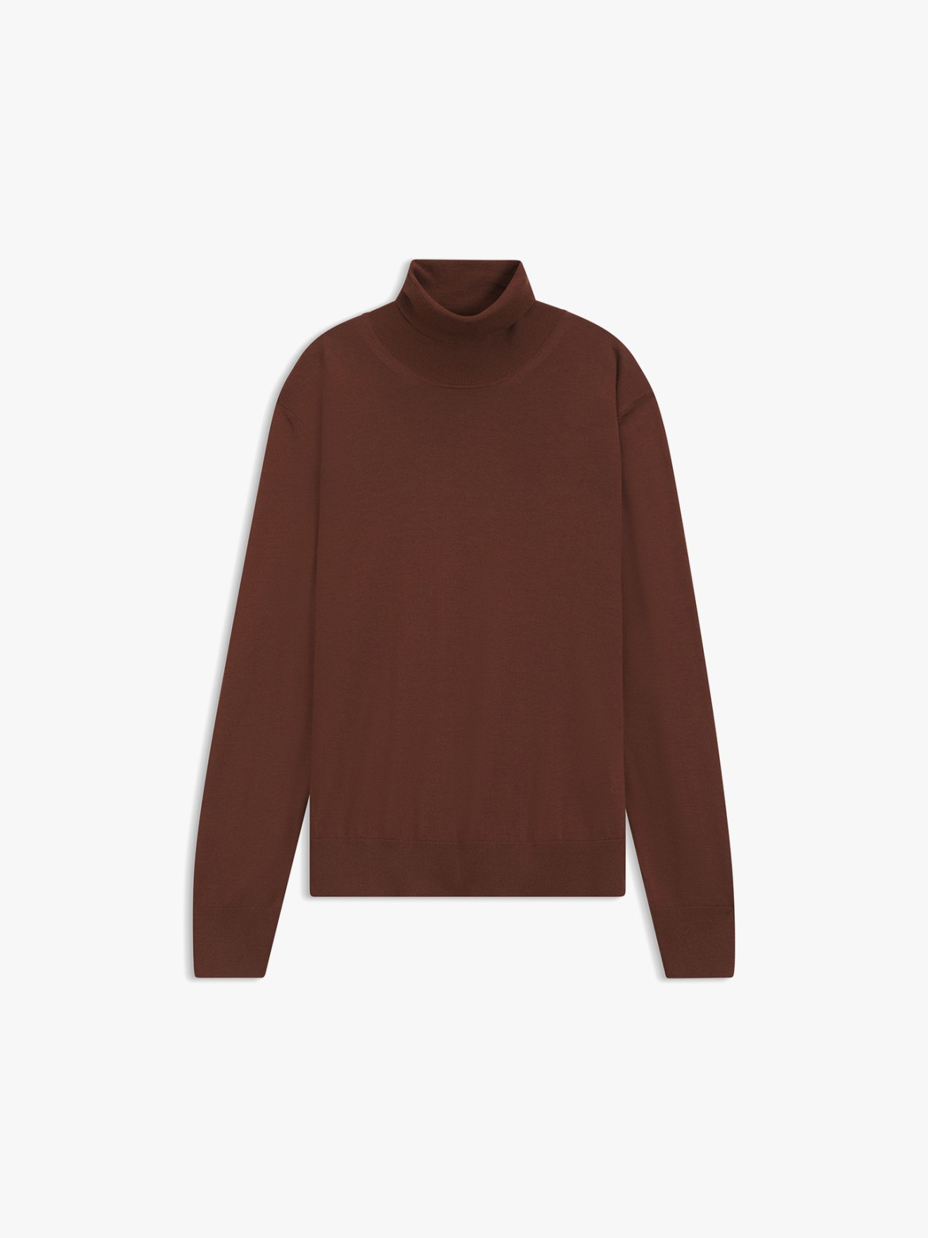 Camisola de Gola Alta em Lã