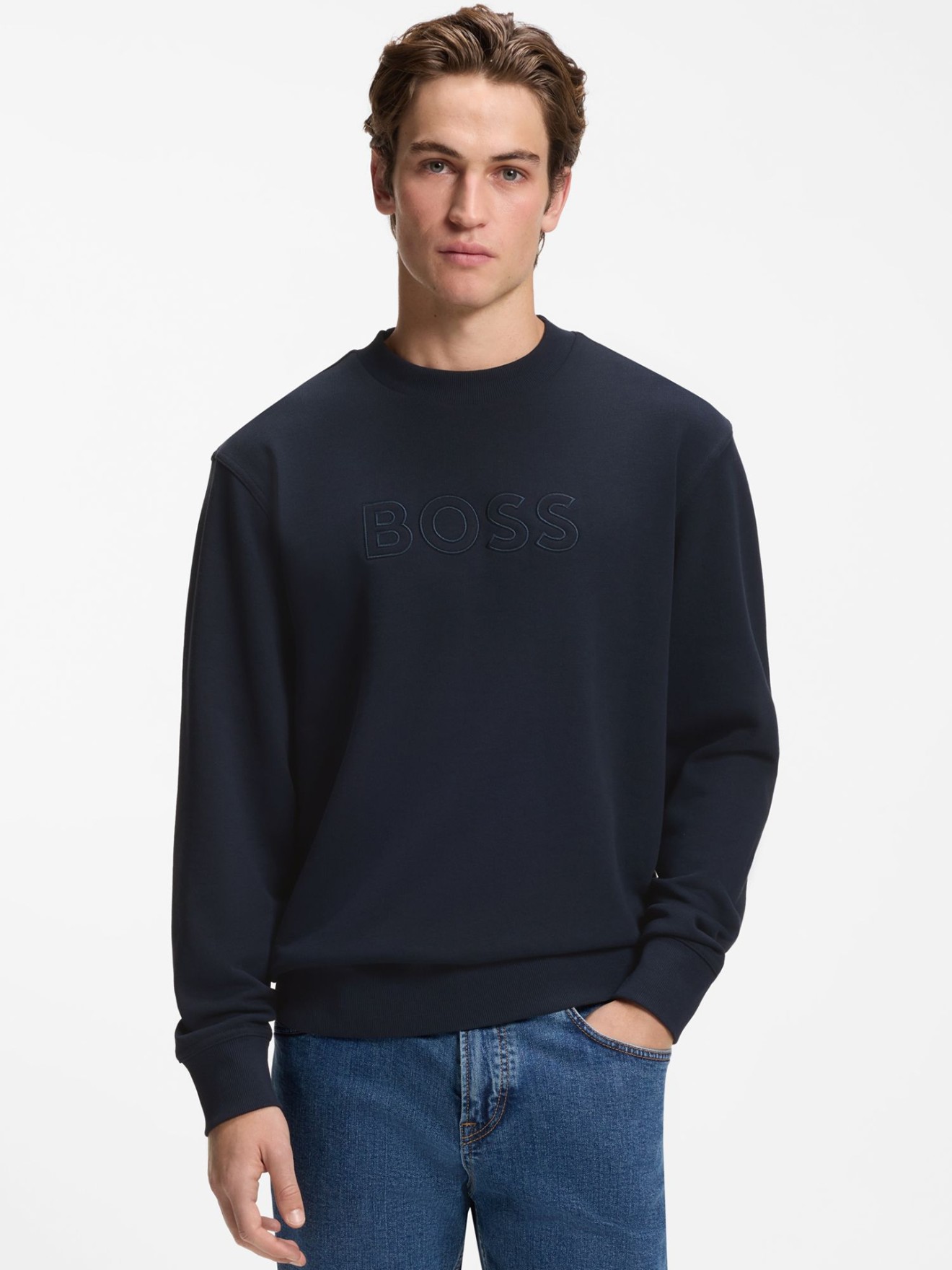 Sweatshirt com Log�tipo Bordado
