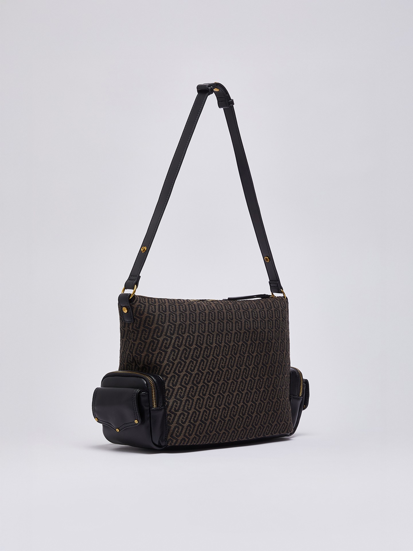 Mala Hobo Média com Monograma