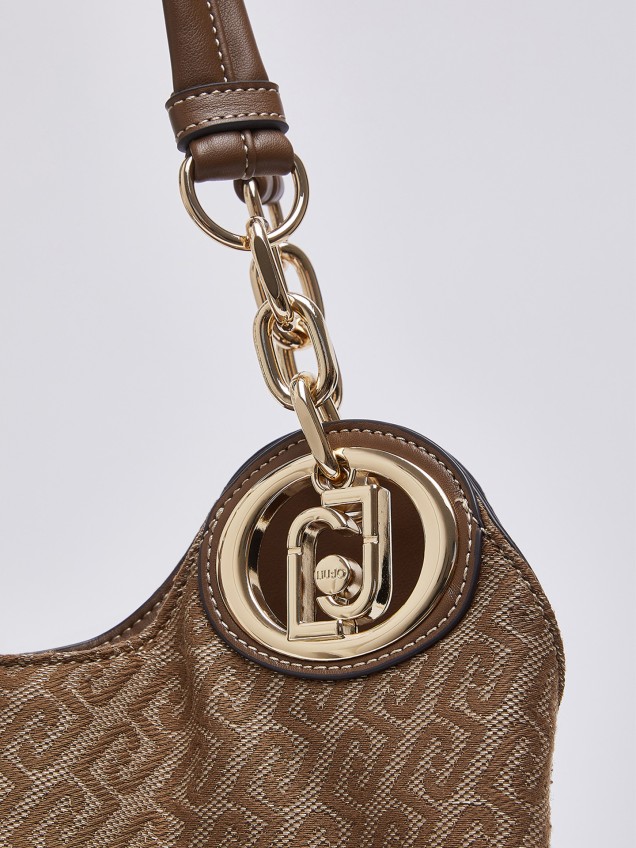 Mala de Mão Média em Jacquard