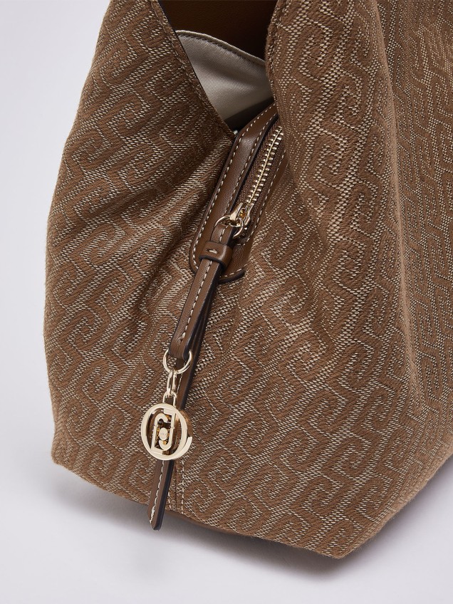 Mala de Mão Média em Jacquard