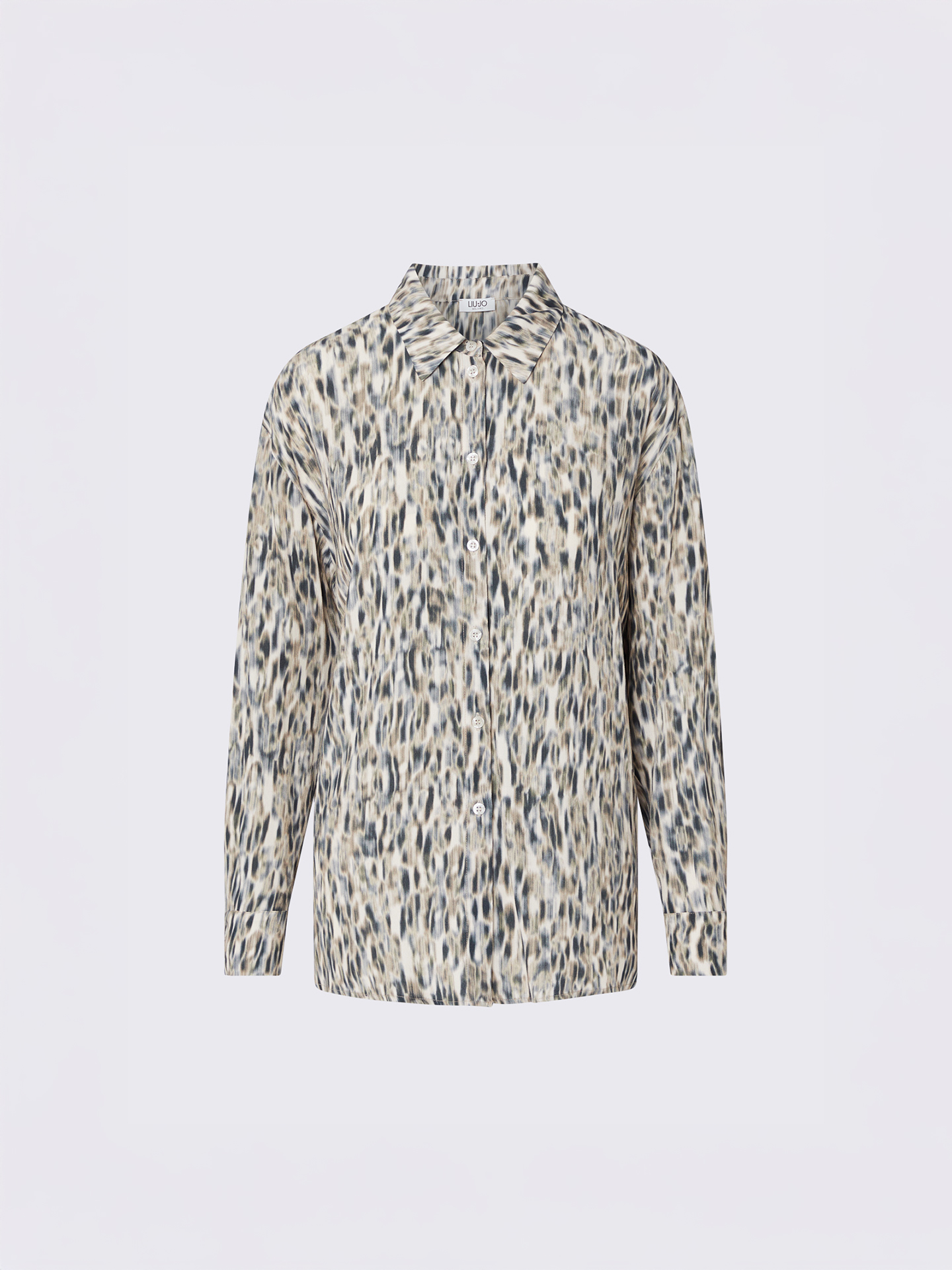 Camisa com Padrão Animal Print