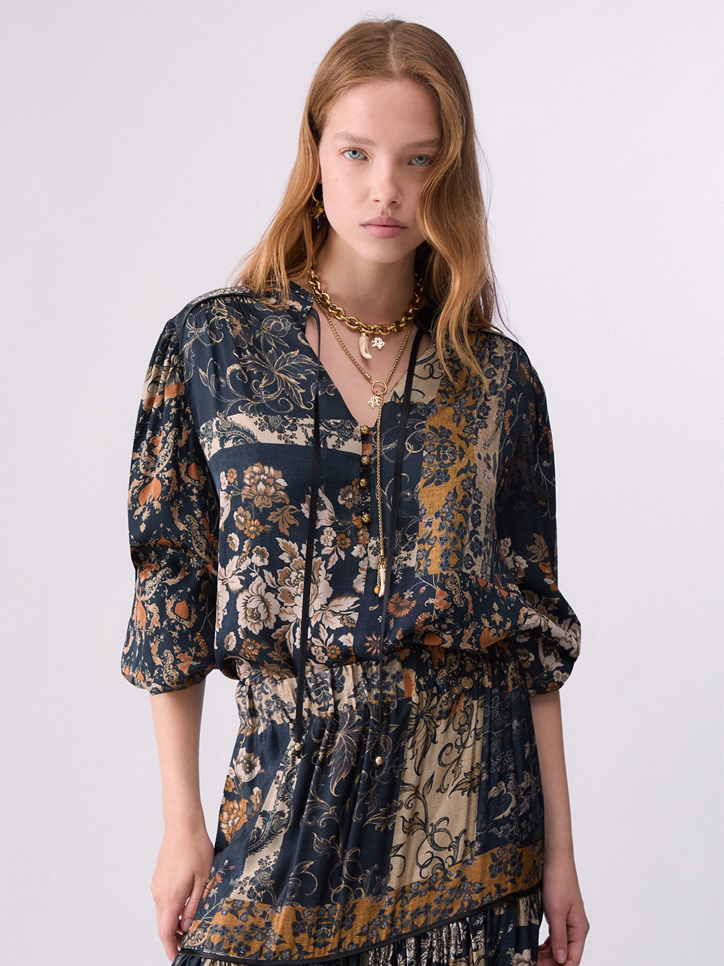 Blusa com Estampado Integral