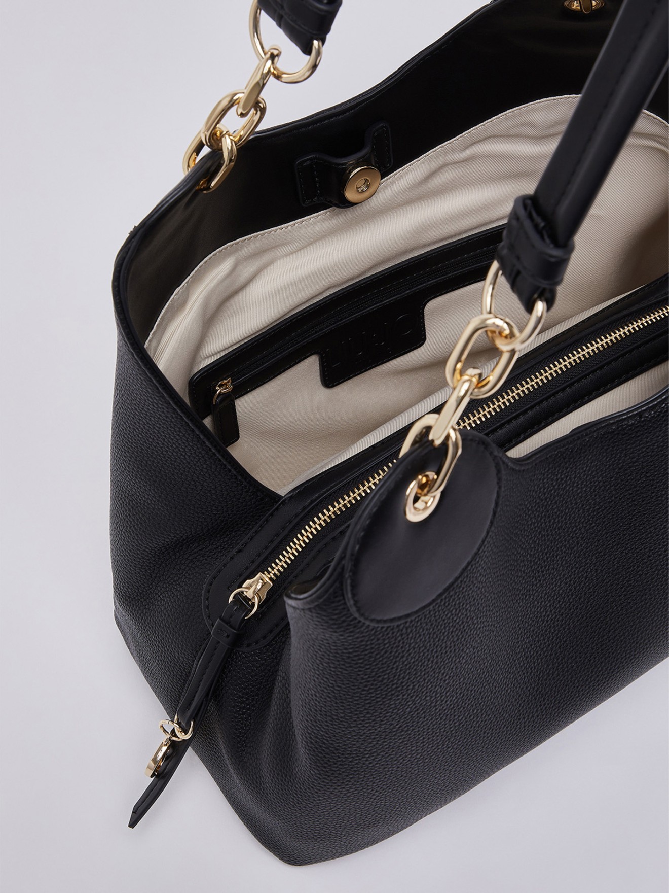 Mala Satchel M�dia com Efeito Granulado