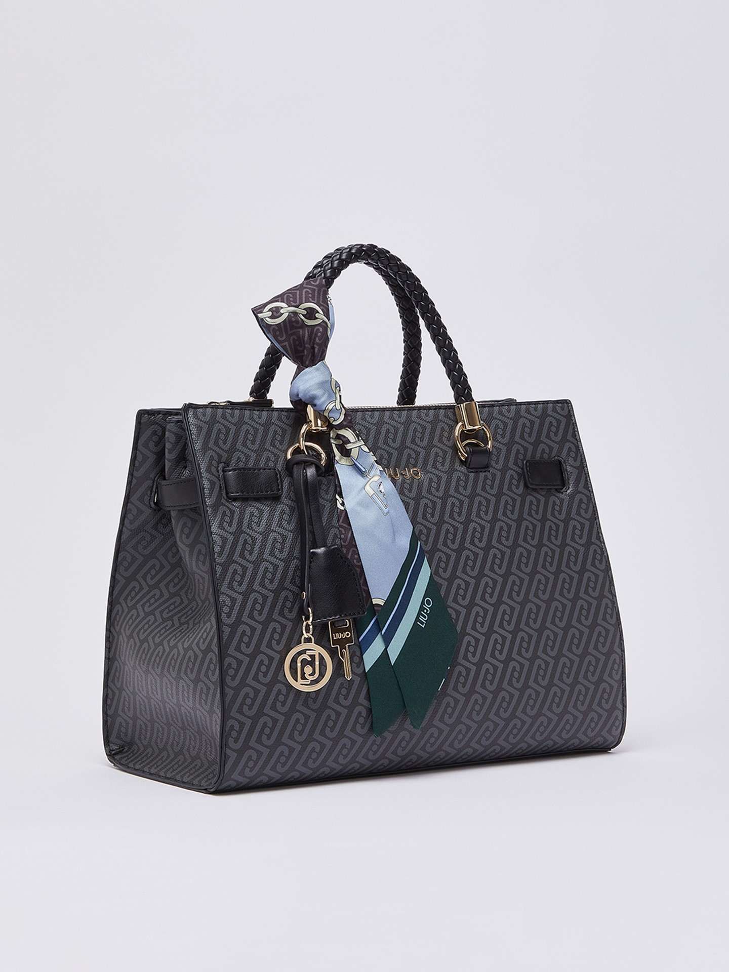 Mala Satchel Média com Lenço