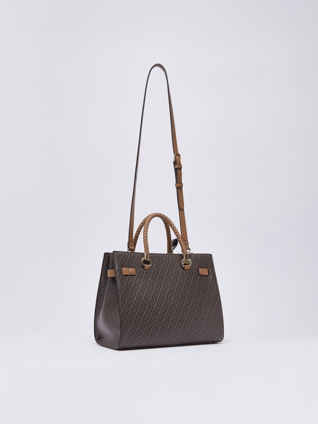 Mala Satchel Média com Lenço