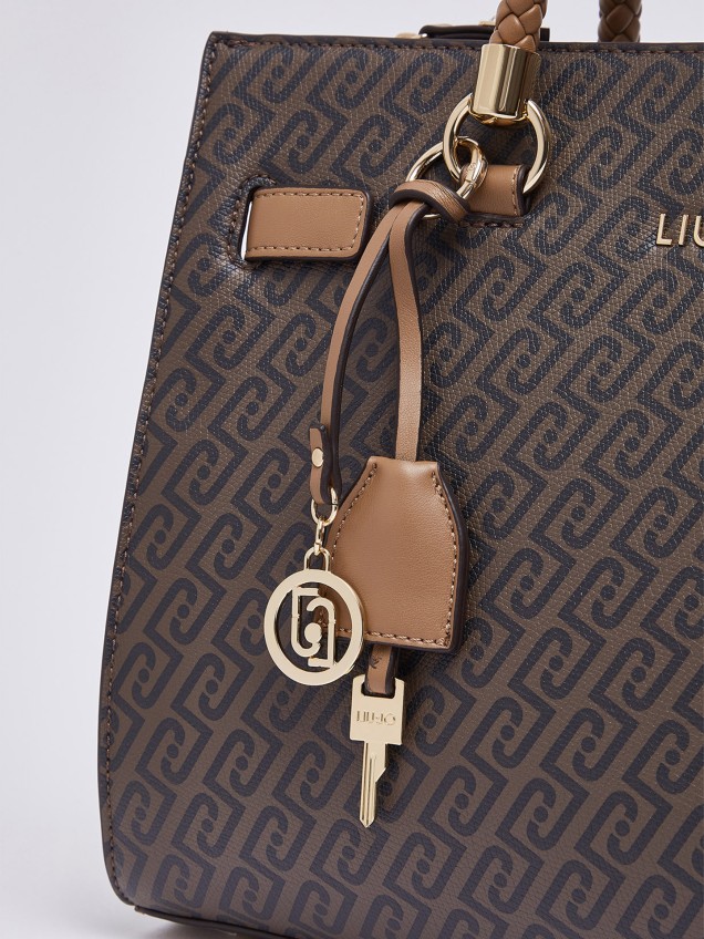 Mala Satchel Média com Lenço