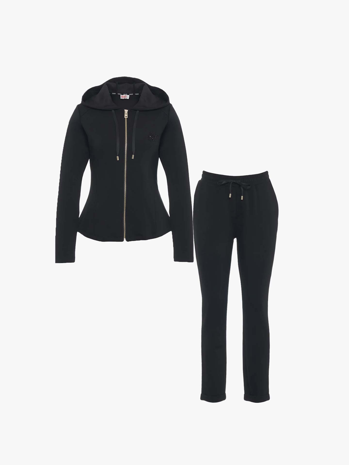 Conjunto de Casaco com Capuz e Calças