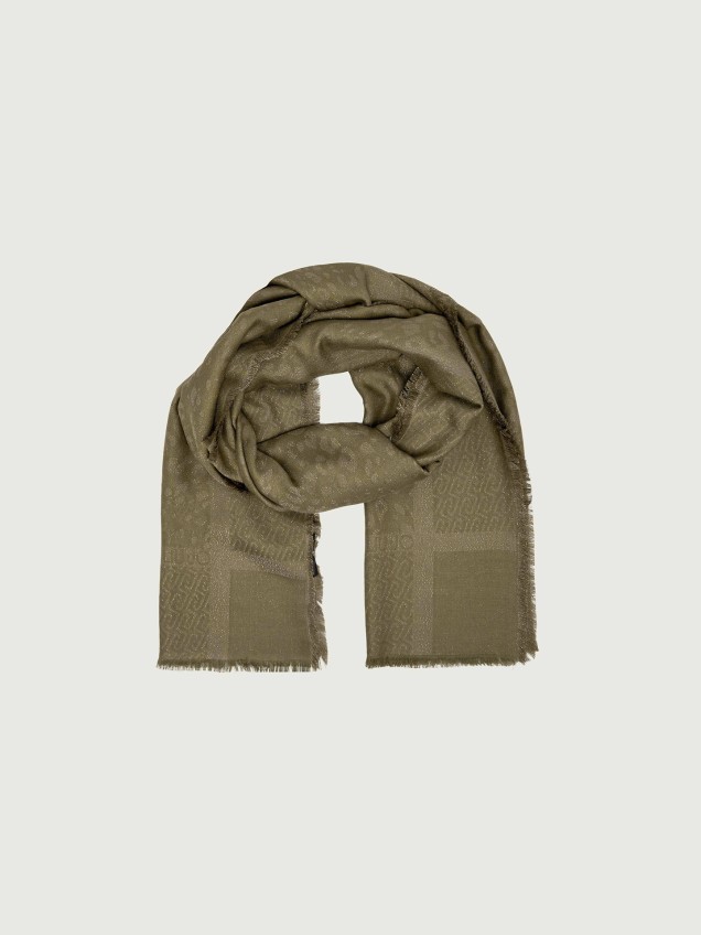 Estola em Jacquard Animal Print