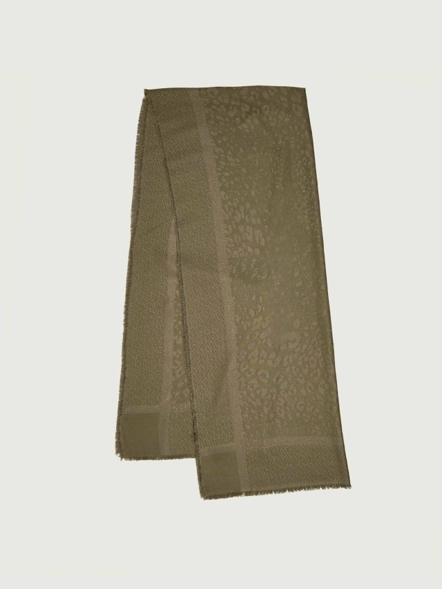 Estola em Jacquard Animal Print