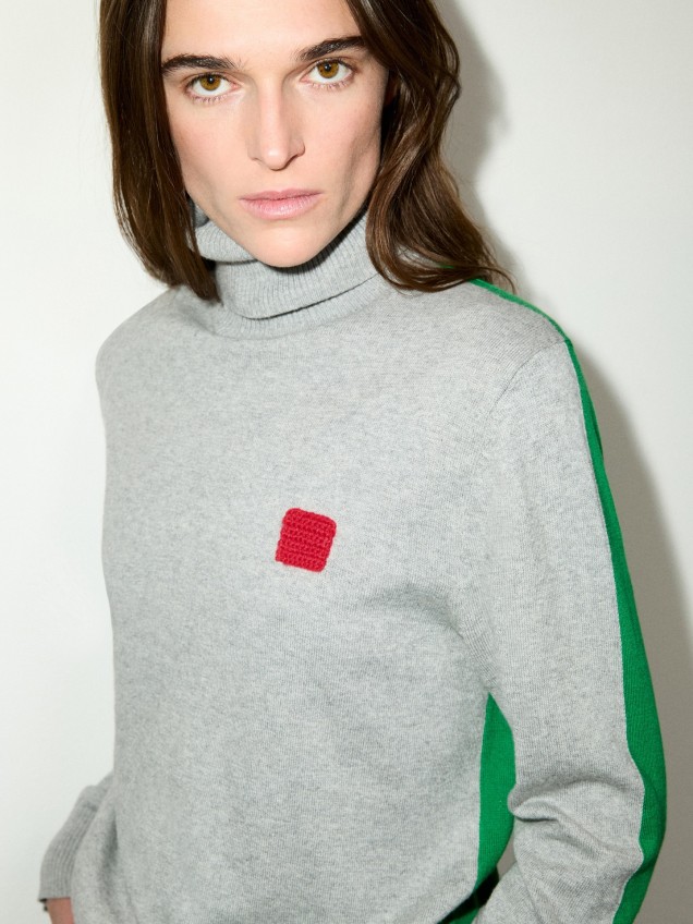 Camisola de Gola Alta MCOQUADRO