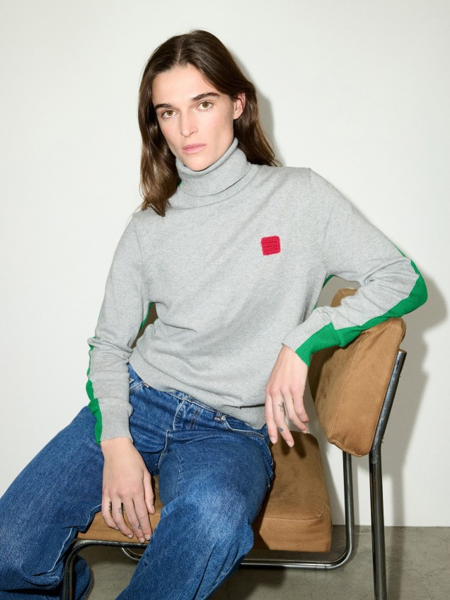 Camisola de Gola Alta MCOQUADRO