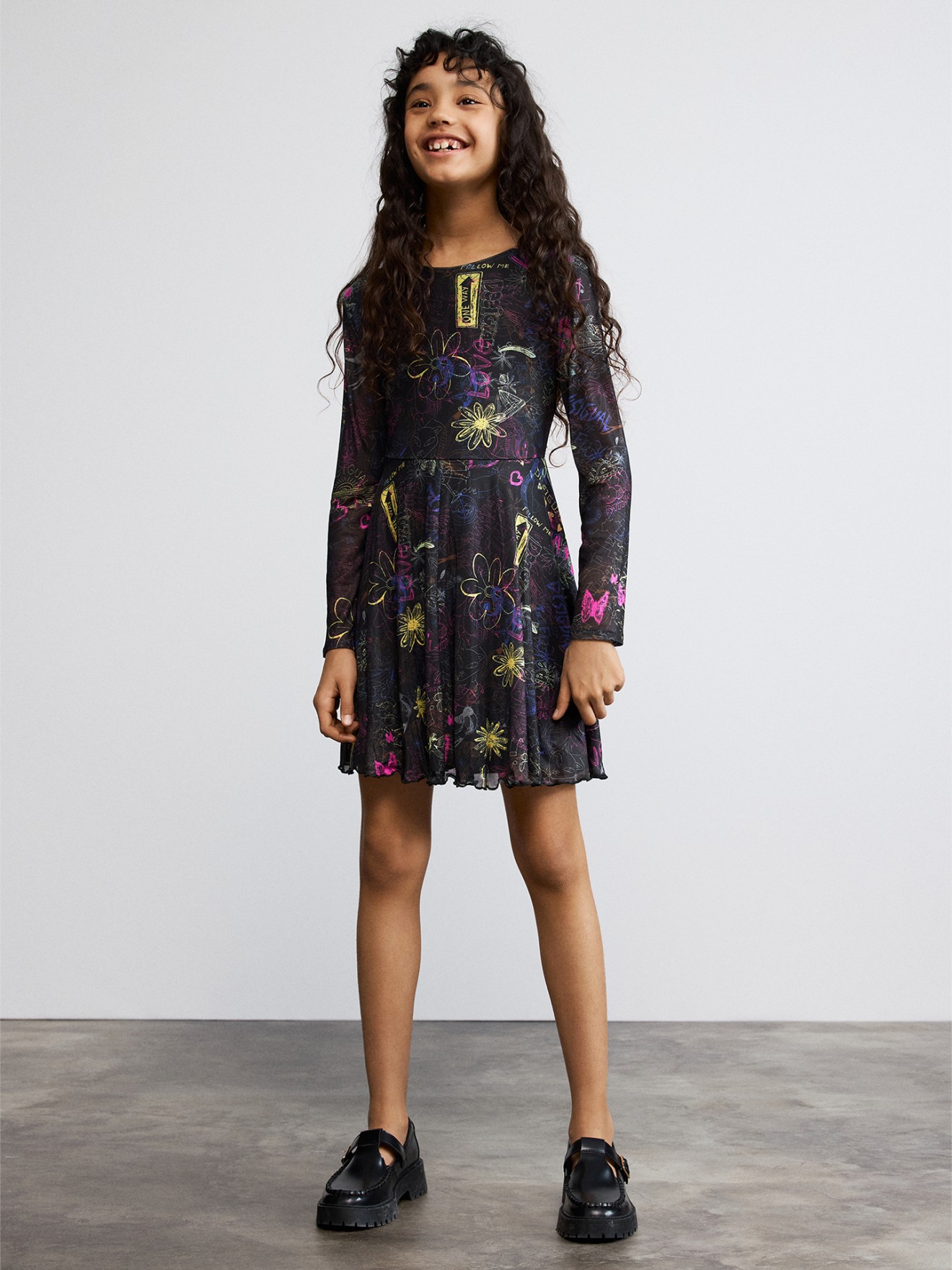 Vestido de Malha Estampado