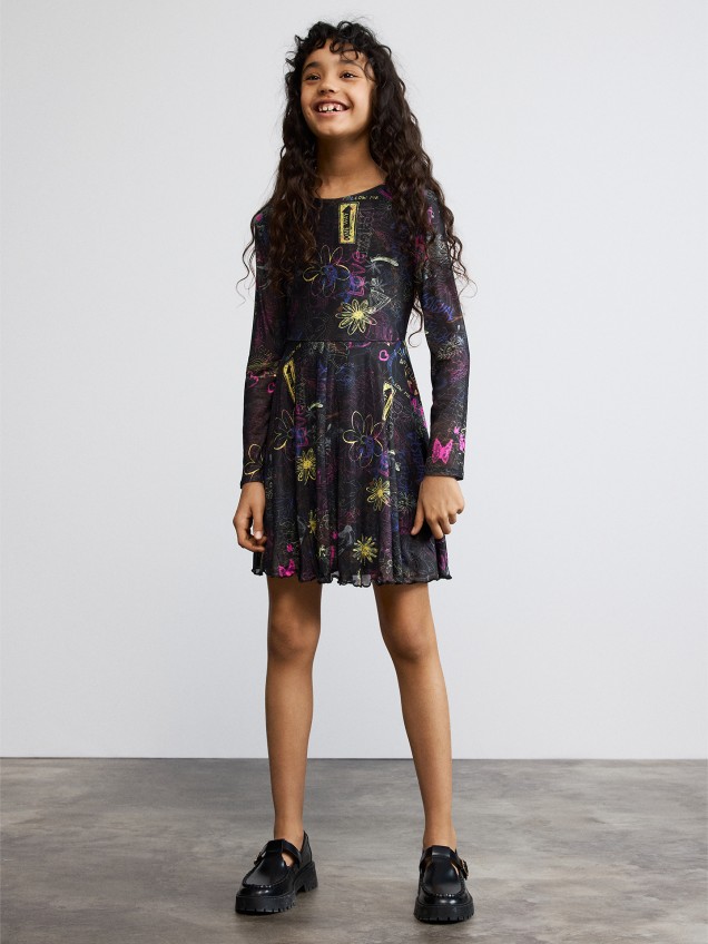 Vestido de Malha Estampado