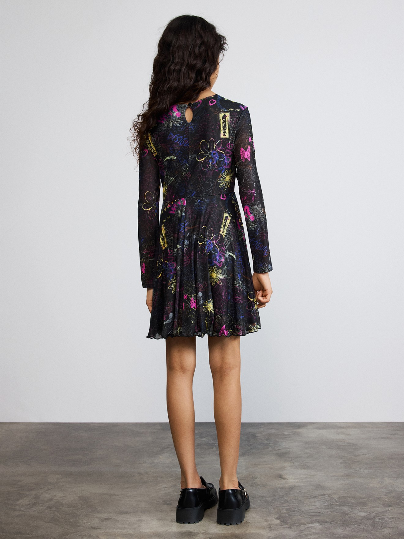 Vestido de Malha Estampado