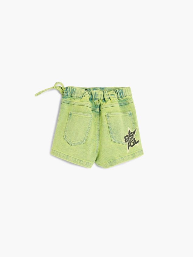 Saia-calção em Denim