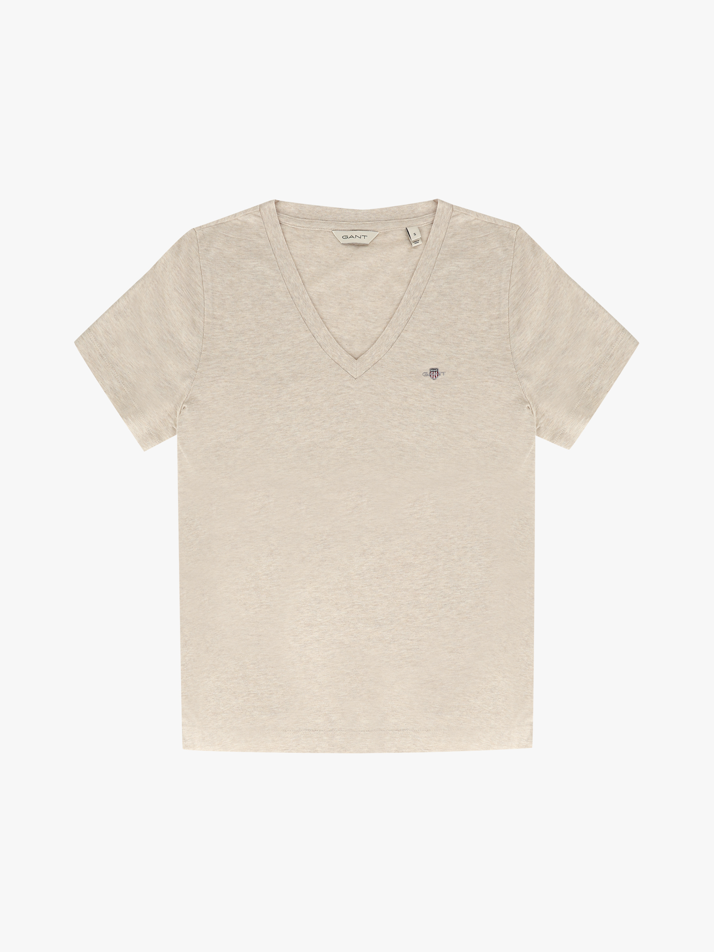 T-shirt Regular Fit com Decote em V