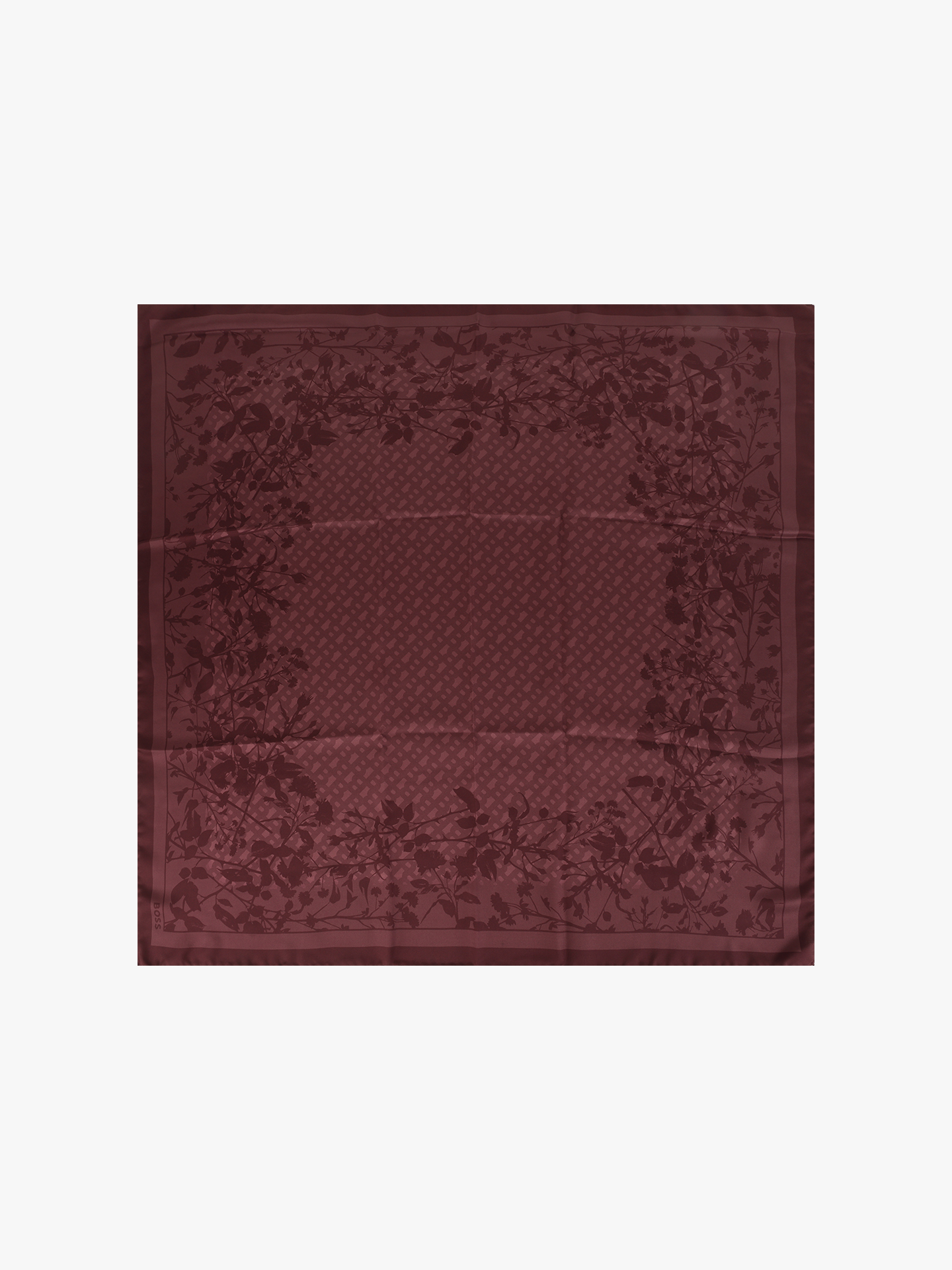 Len�o Estampado em Twill de Seda