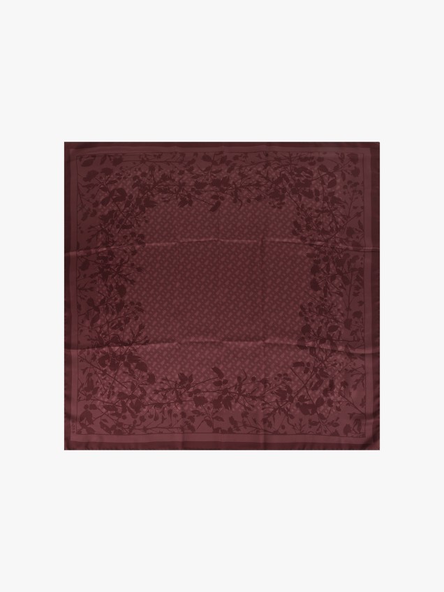 Lenço Estampado em Twill de Seda